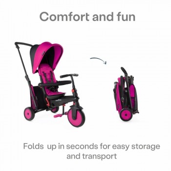 TRICICLO EVOLUTIVO SMARTRIKE STR3 ROSA