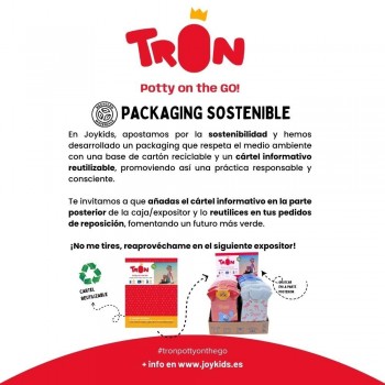 TRON Orinal portátil desechable Set 12 ud. Surtidos